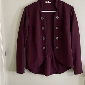 Maurices Deep Burgundy Blazer
